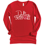 Long Sleeve Deltas Support TShirt