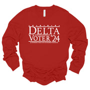 Long Sleeve Delta Voter TShirt