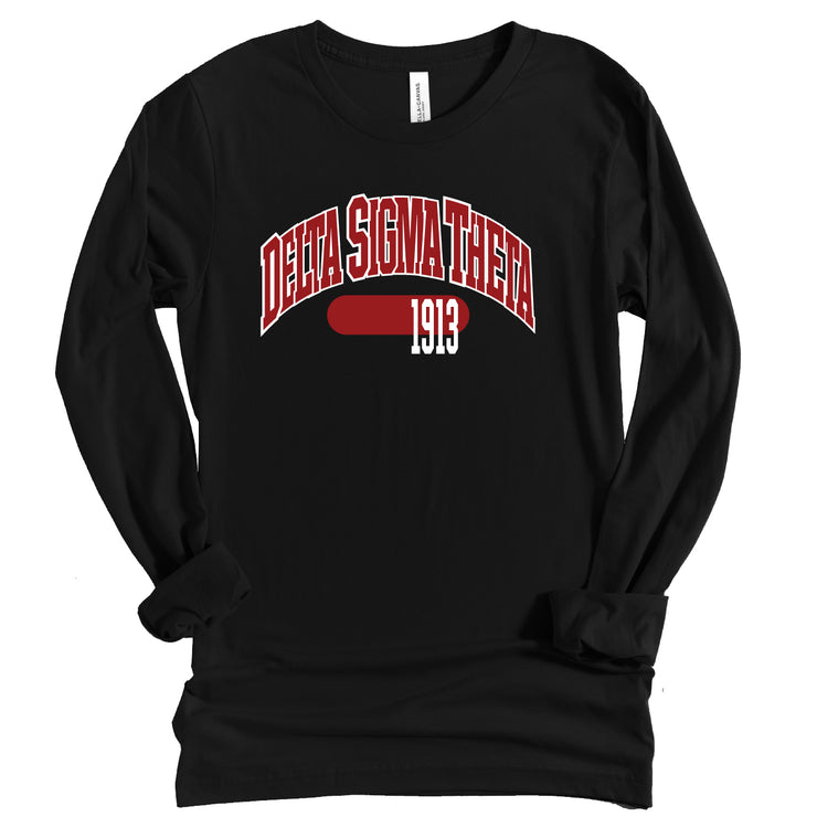 Long Sleeve Uni Delta Sigma Theta TShirt