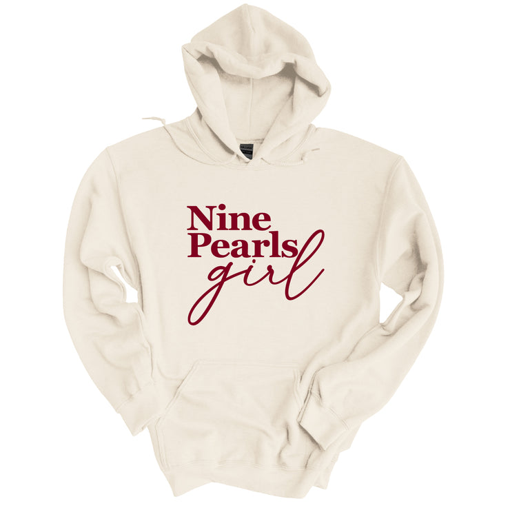 Nine Pearls Girl Fleece Kanga Hoodie