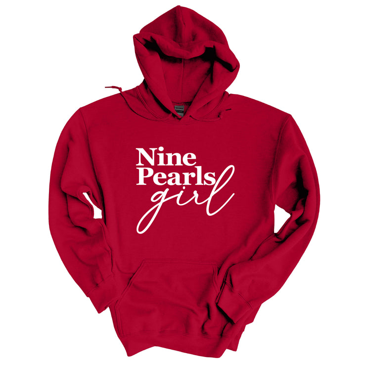 Nine Pearls Girl Fleece Kanga Hoodie