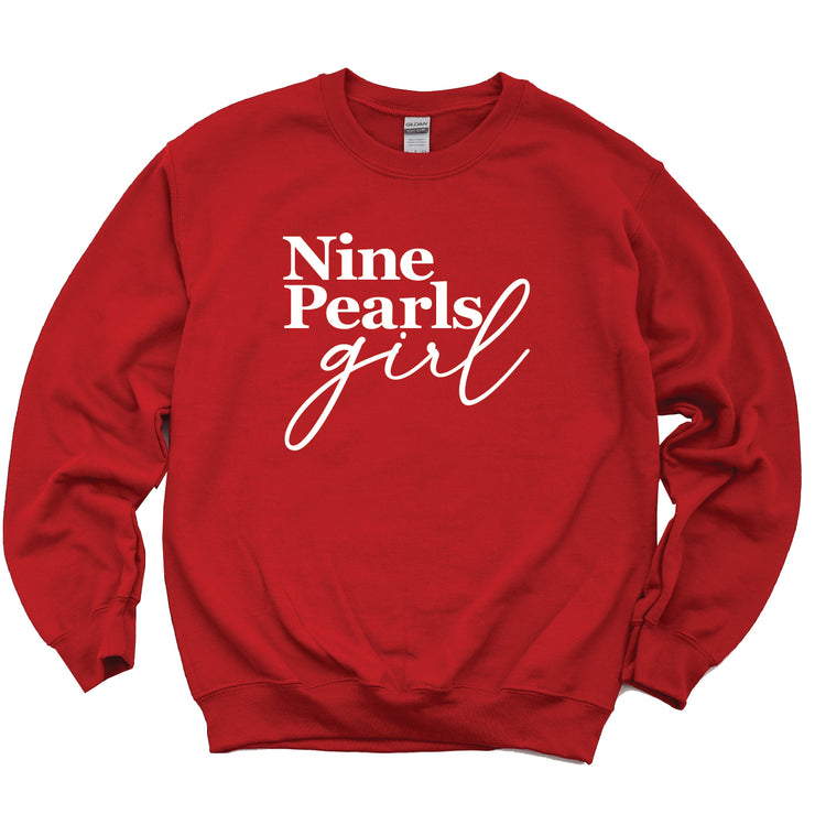 Nine Pearls Girl Classic Sweatshirt