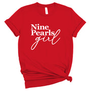 Short Sleeve Nine Pearls Girl Tee