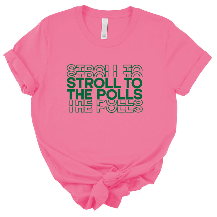 Short Sleeve Stroll to the Polls Repeat Tee